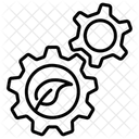 Oko Mechanismus Nachhaltigkeit Mechanismus Symbol