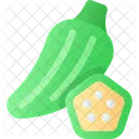 Okra Vegan Vegetable Icon