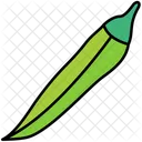 Okra Vegetable Green Icon