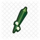 Okra Bit Food Icon