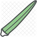 Okra Ladyfinger Gumbo Icon