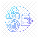 Objectives And Key Results Okrs Goal Setting Icon