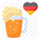 Oktoberfest Beer Glass Icon