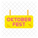Oktoberfest Banner  Icon