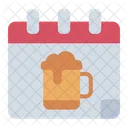 Calendar Beer Oktoberfest Icon