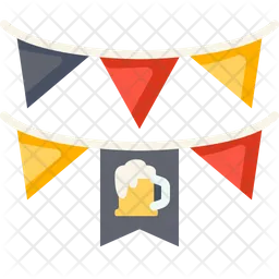 Oktoberfest-Girlande  Symbol