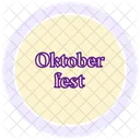 Placa da oktoberfest  Icon