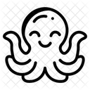 Krake Tier Meer Symbol