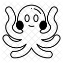 Krake Tier Meer Symbol