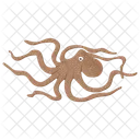 Oktopus Wassertier Oktopus Symbol