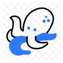 Krake Tier Meer Symbol