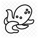 Krake Tier Meer Symbol