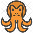 Krake Meerestier Tier Symbol