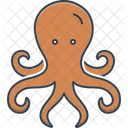 Krake Teufelsfisch Oktopus Symbol