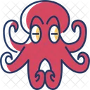 Krake Tier Meer Symbol