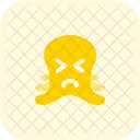 Oktopus, Stirnrunzeln, Schielen  Icon