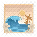 Ola Mar Agua Icon