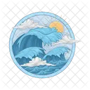 Ola Mar Agua Icon