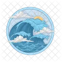 Ola Mar Agua Icon