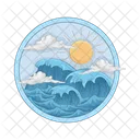 Ola Mar Agua Icon