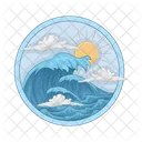 Ola Mar Agua Icon