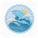 Ola Mar Agua Icon