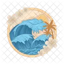 Ola Mar Agua Icon