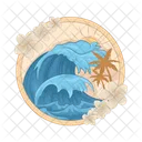 Ola Mar Agua Icon