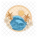 Ola Mar Agua Icon