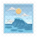 Ola Mar Agua Icon