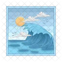 Ola Mar Agua Icon