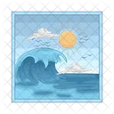 Ola Mar Agua Icon