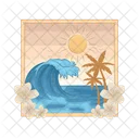 Ola Mar Agua Icon