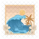 Ola Mar Agua Icon