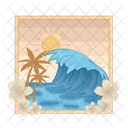 Ola Mar Agua Icon