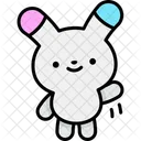 Ola Kawaii Coelho Icon