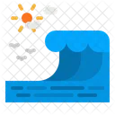 Ola Agua Oceano Icon