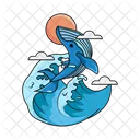 Ola Mar Agua Icon