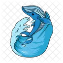 Ola Ballena Mar Icon