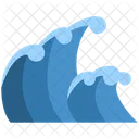 Olas Agua Mar Icono