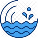 Olas Agua Nadar Icono