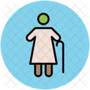Old Age Woman Icon