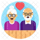 Old People Old Age Lovers Elderly Lovers Icon