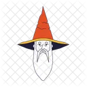 Old bearded man  Icon