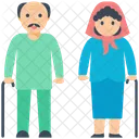 Parents Grandparents Old Icon
