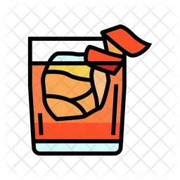 Old Fashioned Cocktail  Icon