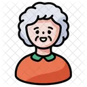 Old Female  Icon