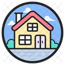 Old Home Elderly Home Senior Citizen Home Icon