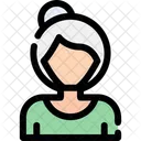 Old Woman Elderly Icon