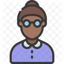 Old Woman Retire Icon
